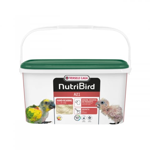 Hrana pasari exotice - HRANA COMPLETA VERSELE LAGA NUTRIBIRD A21 PENTRU HRANIREA MANUALA A PASARILOR EXOTICE 3KG