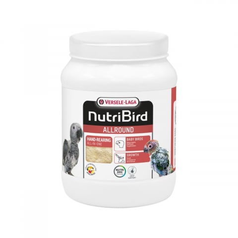 Hrana pasari exotice - HRANA COMPLETA VERSELE LAGA NUTRIBIRD ALLROUND PENTRU HRANIREA MANUALA A PUILOR DE PASARI EXOTICE 800 G