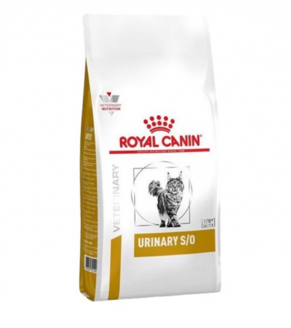 Caine adult - Hrana dietetica pentru pisici, Royal Canin Veterinary Diet Urinary S/O, controlul formarii calculilor, 400 g