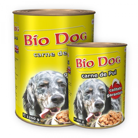 Hrana umeda caini - HRANA UMEDA PENTRU CAINI BIODOG PUI 1250G (12BUC/BAX)