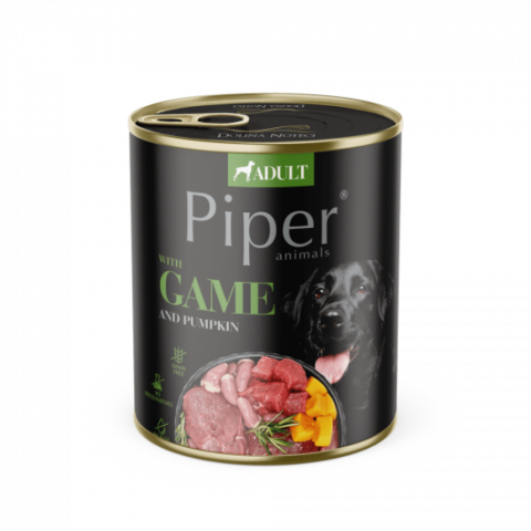 Conserve caini - Hrana umeda pentru caini adulti, Piper Vanat si Dovleac, 800 gr