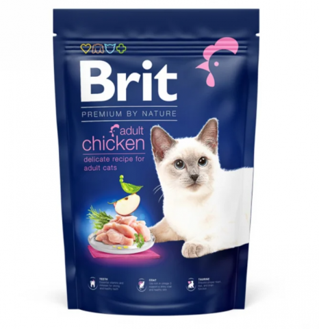 Hrana uscata pisici - Hrana Uscata Brit Premium by Nature Cat Adult Chicken 1.5 kg