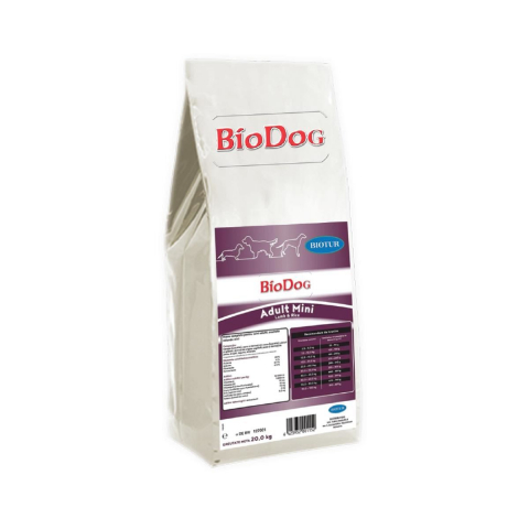 Caine adult - HRANA USCATA PENTRU CAINI BIODOG ADULT MINI LAMB&amp;RICE 20KG