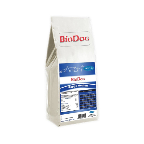 Caine junior - HRANA USCATA PENTRU CAINI BIODOG PUPPY MEDIUM 20KG