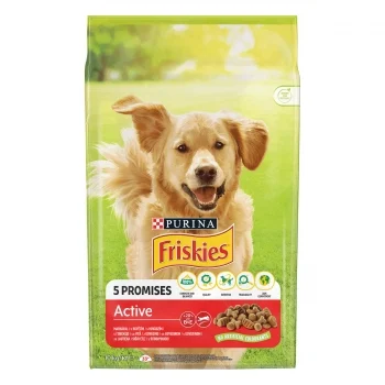 Caine adult - Hrana uscata pentru caini Friskies Active, Vita, 10Kg