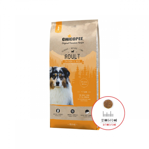 Caine adult - HRANA USCATA PENTRU CAINI SUPER PREMIUM CHICOPEE CNL ADULT CHICKEN&amp;RICE 15KG