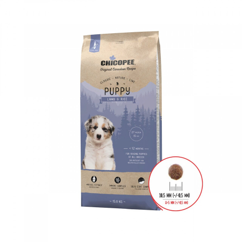 Caine junior - HRANA USCATA PENTRU CAINI SUPER PREMIUM CHICOPEE CNL PUPPY LAMB&amp;RICE 15KG