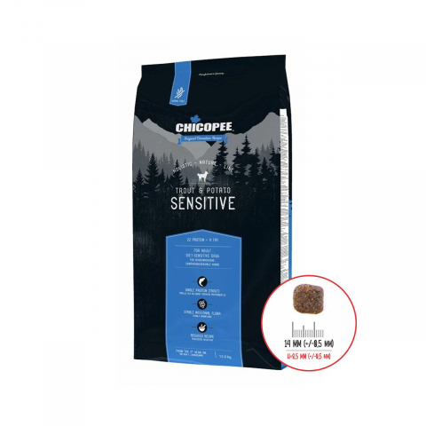 Caine adult - HRANA USCATA PENTRU CAINI SUPER PREMIUM CHICOPEE HNL SENSITIVE TROUT&amp;POTATO 12KG