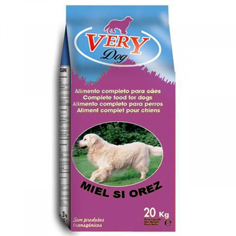 Caine adult - HRANA USCATA PENTRU CAINI VERY DOG ADULT MINI MIEL/OREZ 20KG