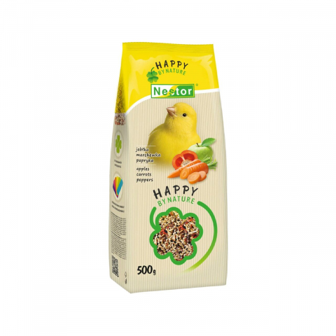 Hrana canari - HRANA USCATA PENTRU CANARI NESTOR HAPPY BY NATURE 500G