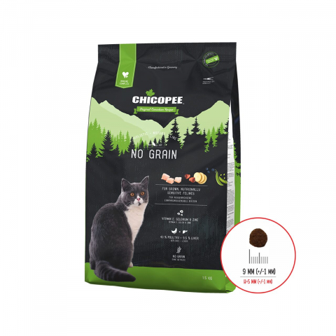 Hrana uscata pisici - HRANA USCATA PENTRU PISICI SUPER PREMIUM CHICOPEE HNL NO GRAIN 1.5KG