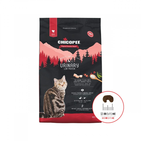 Pisici adulte - HRANA USCATA PENTRU PISICI SUPER PREMIUM CHICOPEE HNL URINARY 400G