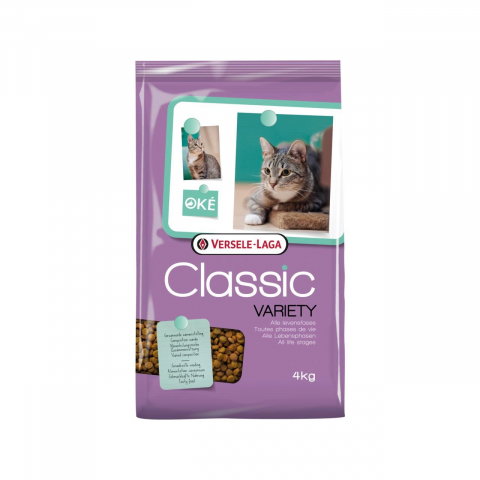 Pisici adulte - HRANA USCATA PENTRU PISICI VERSELE LAGA CLASSIC OKE VARIETY 4 KG