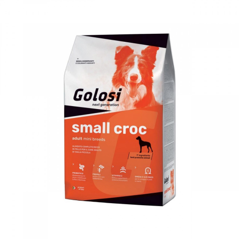 Caine adult - HRANA USCATA PREMIUM PENTRU CAINI DE TALIE MICA GOLOSI PROBIO SMALL CROC 7.5KG