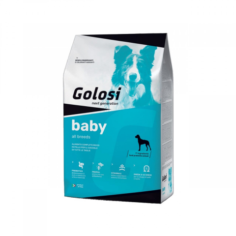 Caine junior - HRANA USCATA PREMIUM PENTRU CATELUSI GOLOSI PROBIO BABY ALL BREED 12KG