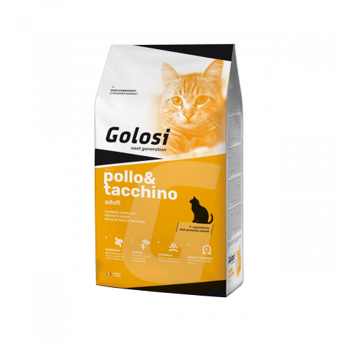 Pisici adulte - HRANA USCATA PREMIUM PENTRU PISICI GOLOSI PROBIO CU PUI SI CURCAN 20KG