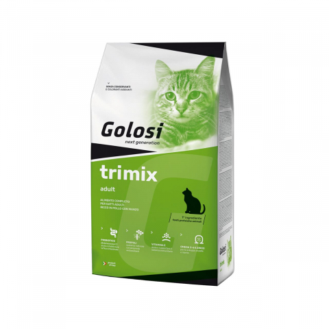 Pisici adulte - HRANA USCATA PREMIUM PENTRU PISICI GOLOSI PROBIO TRI MIX CU PUI SI VITA 20KG