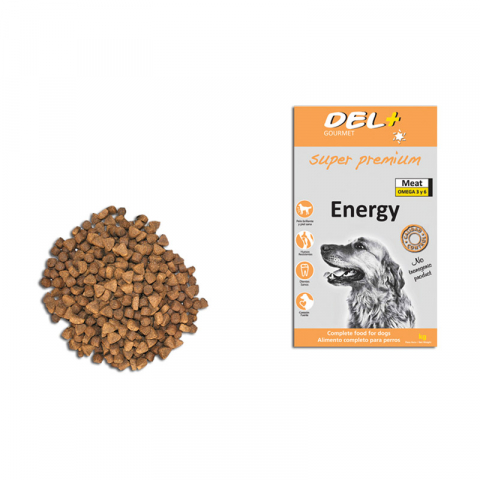 Caini - HRANA USCATA SUPER PREMIUM PENTRU CAINI GOURMET DEL+ DOG ENERGY 15KG