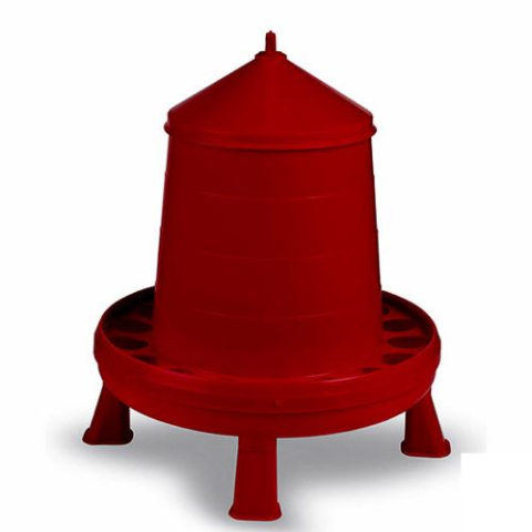 Adăpătoare, hrănitoare - Hrănitoare păsări 4 kg ,cu picioare - din plastic rezistent la soare si umiditate