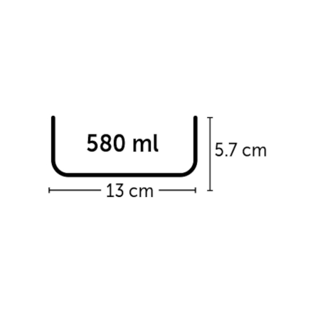 Hranitoare din inox pentru păsăr cu suport M 580 ml 13 x 15 x 5,5 cm [1]