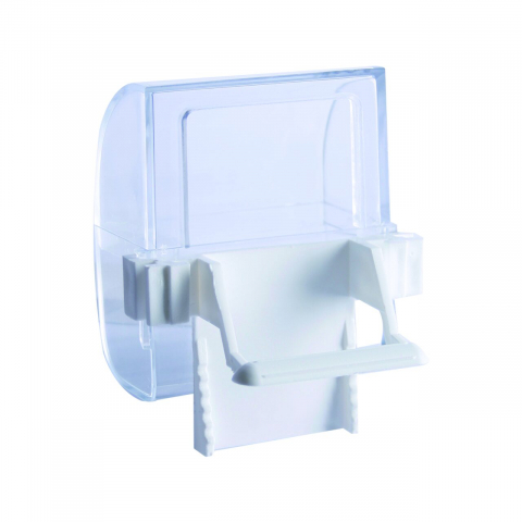 Accesorii colivii - HRANITOARE PENTRU PASARI EXOTICE FLAMINGO MICA ALBA 80ML