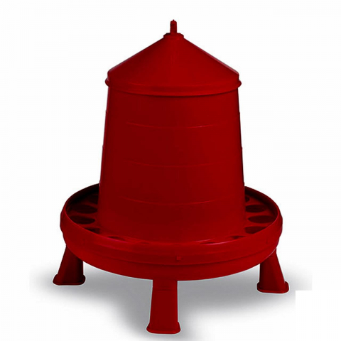 Ferma - HRANITOR PLASTIC PENTRU PASARI GAUN 4 KG CU PICIOARE/11153