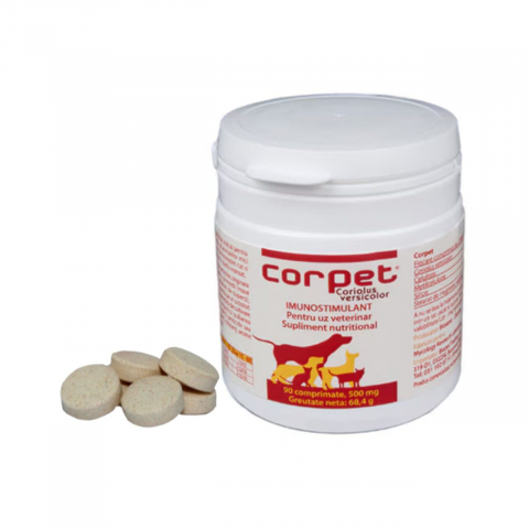 Suplimente si vitamine pisici - IMUNOSTIMULANT CAINI SI PISICI CORPET 90 TB/CUT