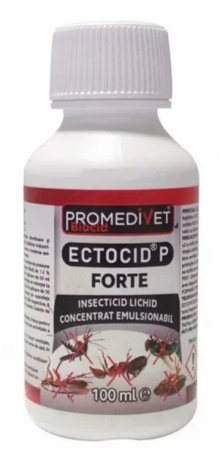 Insecticide - Insecticid concentrat pentru purici, păduchi, gândaci Ectocid Forte 100 ml