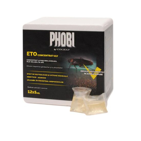 Insecticide - INSECTICID GANDACI, PLOSNITE, ETO CONCENTRAT ULV (12x5ML/CUT)