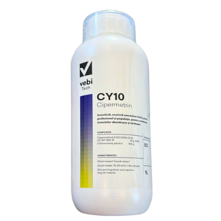 Insecticid purici, CY 10 EC 1 L la 30 L apă [1]