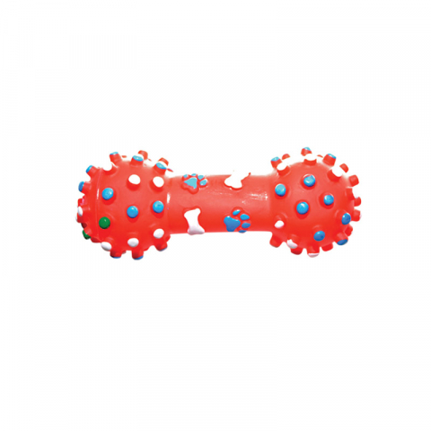 Jucarii caini - JUCARIE PENTRU CAINI GANTERA TEPI RARI 11x4.5CM