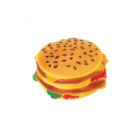 Jucarii caini - JUCARIE PENTRU CAINI HAMBURGER MIC 8x4CM