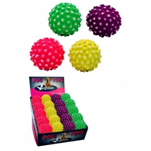 Caini - JUCARIE PENTRU CAINI PAPILLON MINGE NEON, MIX COLOURS, IN DISPLAY, 7,2 CM-40 BUC/SET/ 140135