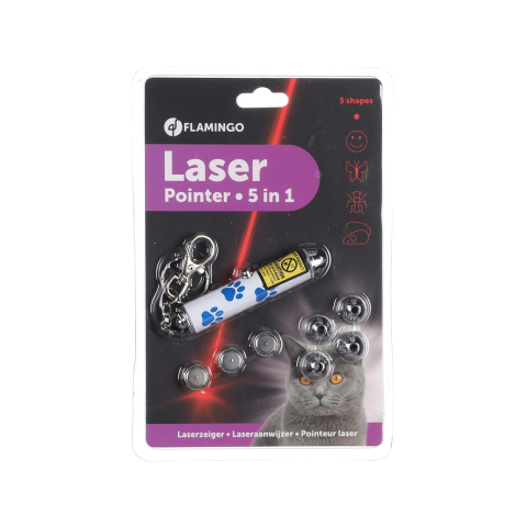 Jucării pisici - Jucărie pentru pisici - laser cu 5 forme