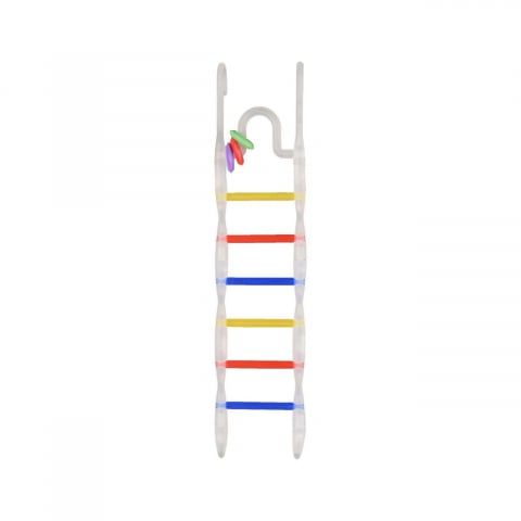 Jucarii pasari - JUCARIE SCARA MULTICOLORA 25x2.5x6CM/ 110219