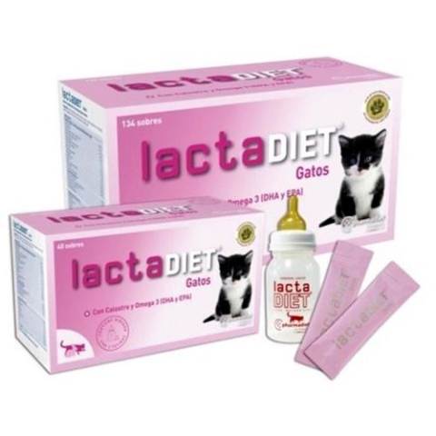 Suplimente si vitamine pisici - Lapte praf pisici, Lactadiet Kitten 40 plicuri x 7,5g/Cutie