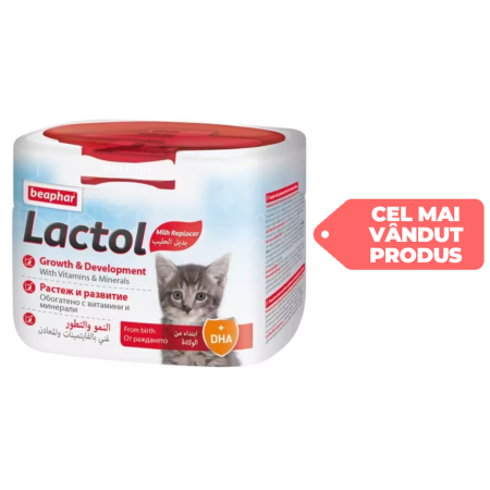 Suplimente și vitamine pisici - Lapte praf pisici, Lactol Kitten 250g