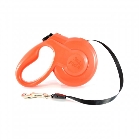 Zgarzi, lese, hamuri caini - LESA PENTRU CAINI FIDA STYLEASH BANDA L ORANGE, 50 KG/5M/3405