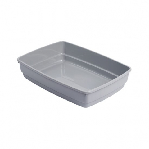 Litiere pisici - LITIERA PENTRU PISICI ECOHYDRA MINI BACINELLA MICIO GREY 42x34x10(h)cm