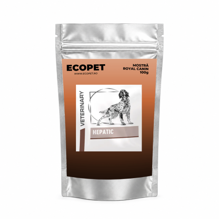 Mostre - Mostră 100g hrană dietetică pentru câini Royal Canin Hepatic