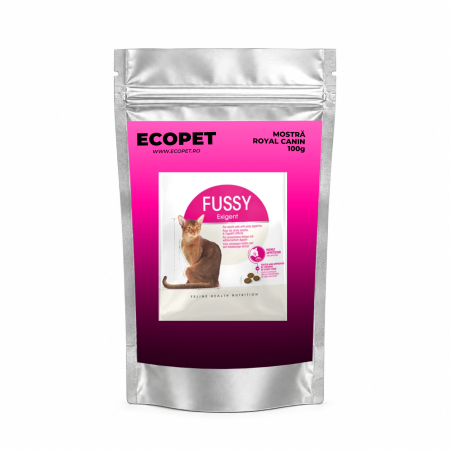 Hrana Uscata Pisici Junior - Mostră 100g hrană uscată pentru pisici Royal Canin Fussy