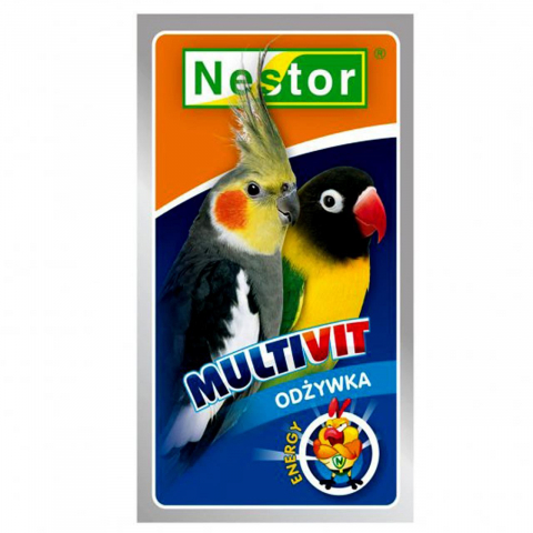 Suplimente si vitamine pasari - NESTOR MULTIVIT ENERGY NIMFE 20G/OSP