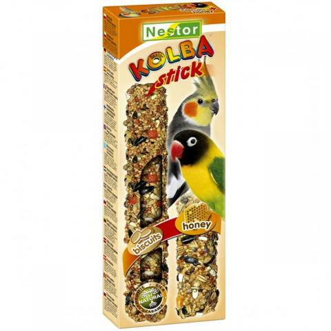 Pasari - NESTOR PAPAGALI STICK BISCUITI SI MIERE/PSBM