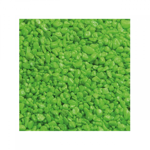Acvaristica - NISIP PENTRU ACVARIU FLAMINGO VERDE NEON 1KG 4-7MM