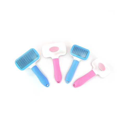 Perii si piepteni pisici - PERIE DIN PLASTIC PENTRU CAINI SI PISICI CU AUTOCURATIRE 19x10CM