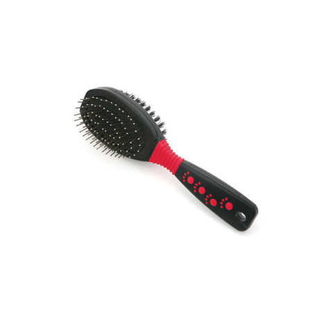 Perii și piepteni câini - Perie pentru câini și pisici lux combinată 20x5.5 cm