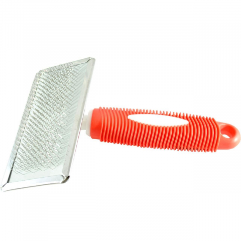 Perii si piepteni pisici - PERIE TESALA CROMATA PENTRU CAINI SI PISICI L 17x11.5CM