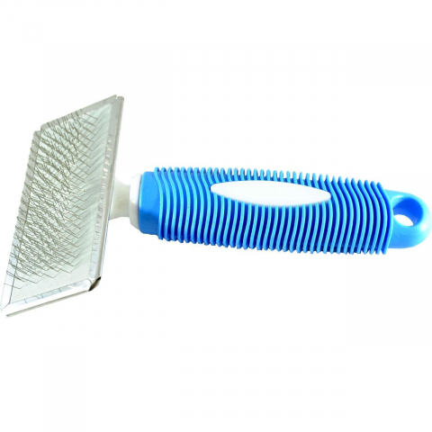 Perii si piepteni pisici - PERIE TESALA CROMATA PENTRU CAINI SI PISICI M 16X9CM GR1027M