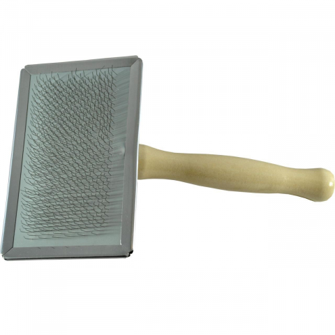 Perii si piepteni pisici - PERIE TESALA LEMN PENTRU CAINI SI PISICI 20x12CM