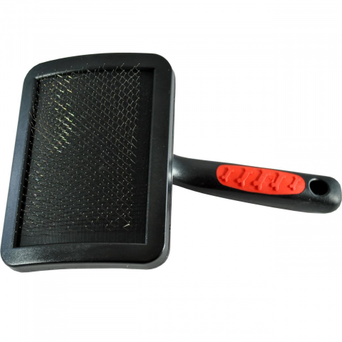 Perii si piepteni pisici - PERIE TESALA NEAGRA PENTRU CAINI SI PISICI L 19x12CM
